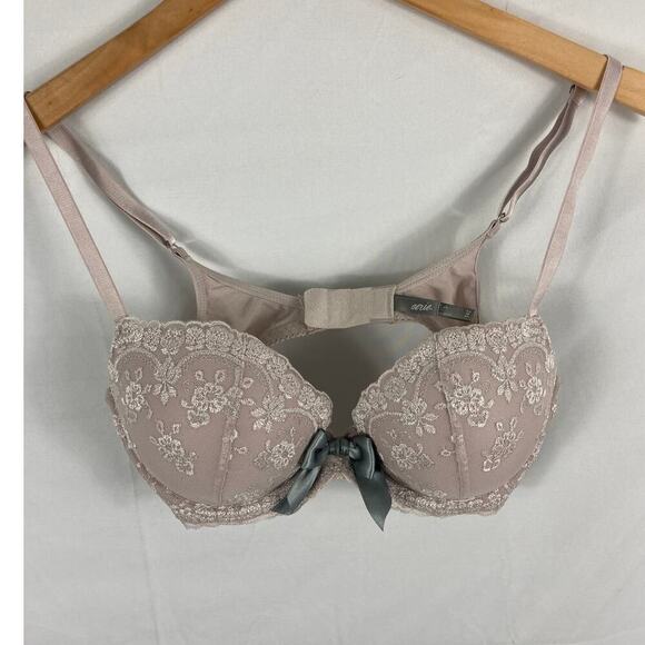 Aerie Lace Special Christmas Edition Pushup Bra Size 34C - Picture 1 of 6